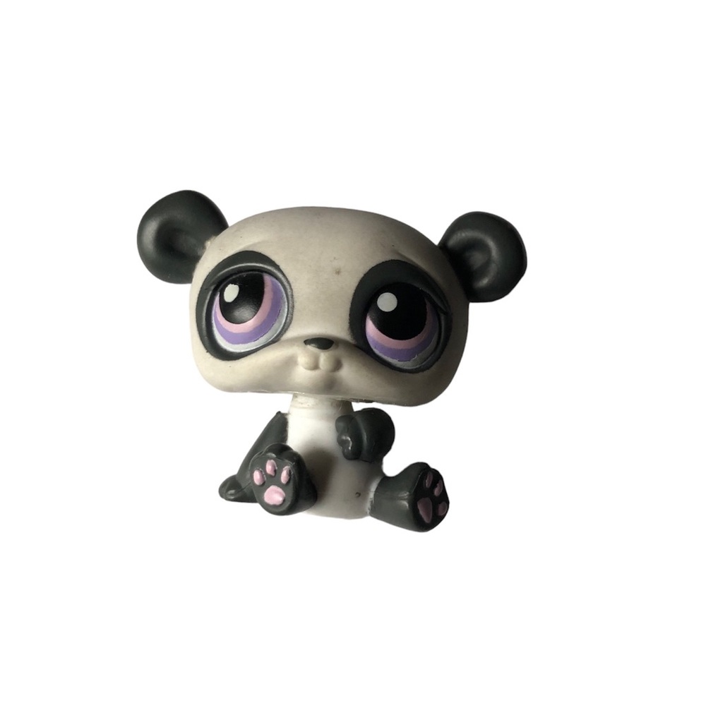 2006 Authentic Littlest Pet Shop LPS #89 Panda Bear Purple Eyes magnet